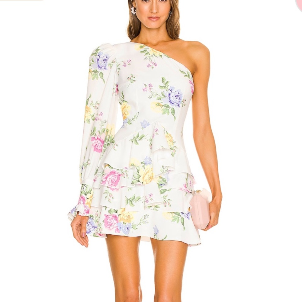 x Revolve Camellia One Shoulder Dress